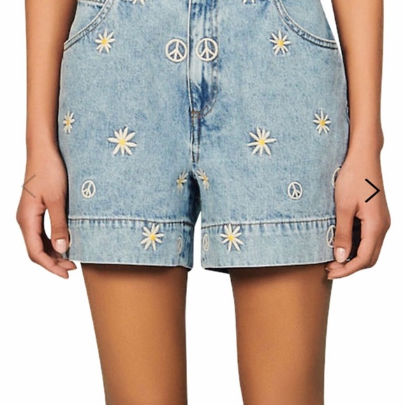 Authentic Sandro Demin Short size 38 NWT - Picture 6 of 6